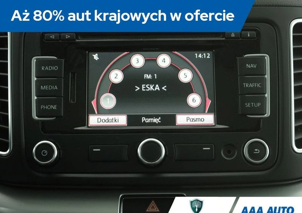 Volkswagen Sharan cena 55000 przebieg: 220560, rok produkcji 2014 z Trzcińsko-Zdrój małe 211